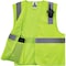 Ergodyne 8210HL Mesh Hi-Vis Safety Vest, Polyester Mesh, Mesh Fabric, Lime, Size XS 8210HL - alternate 2